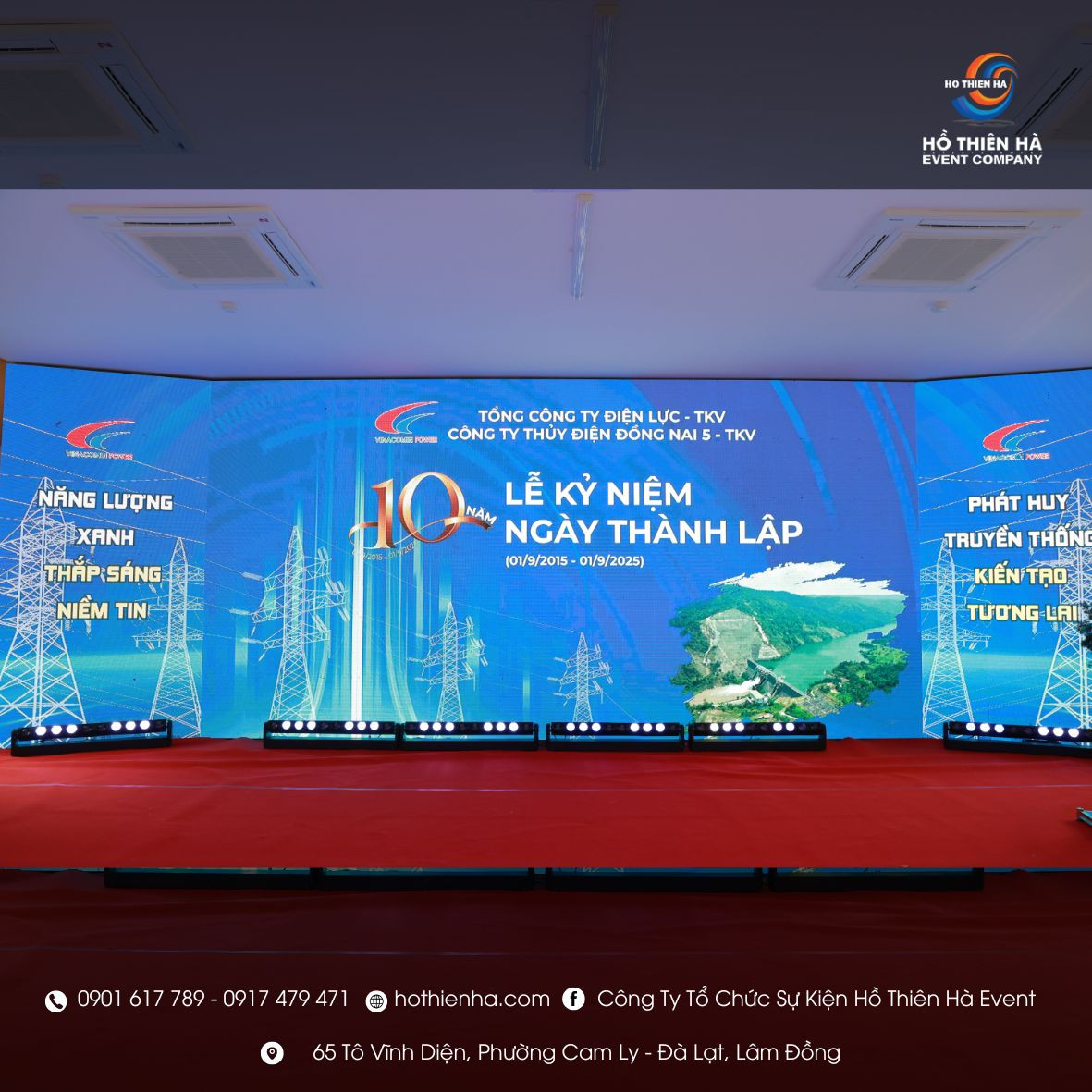 Lễ kỷ niệm 10 năm thành lập Công ty Thủy điện Đồng Nai 5 - TKV