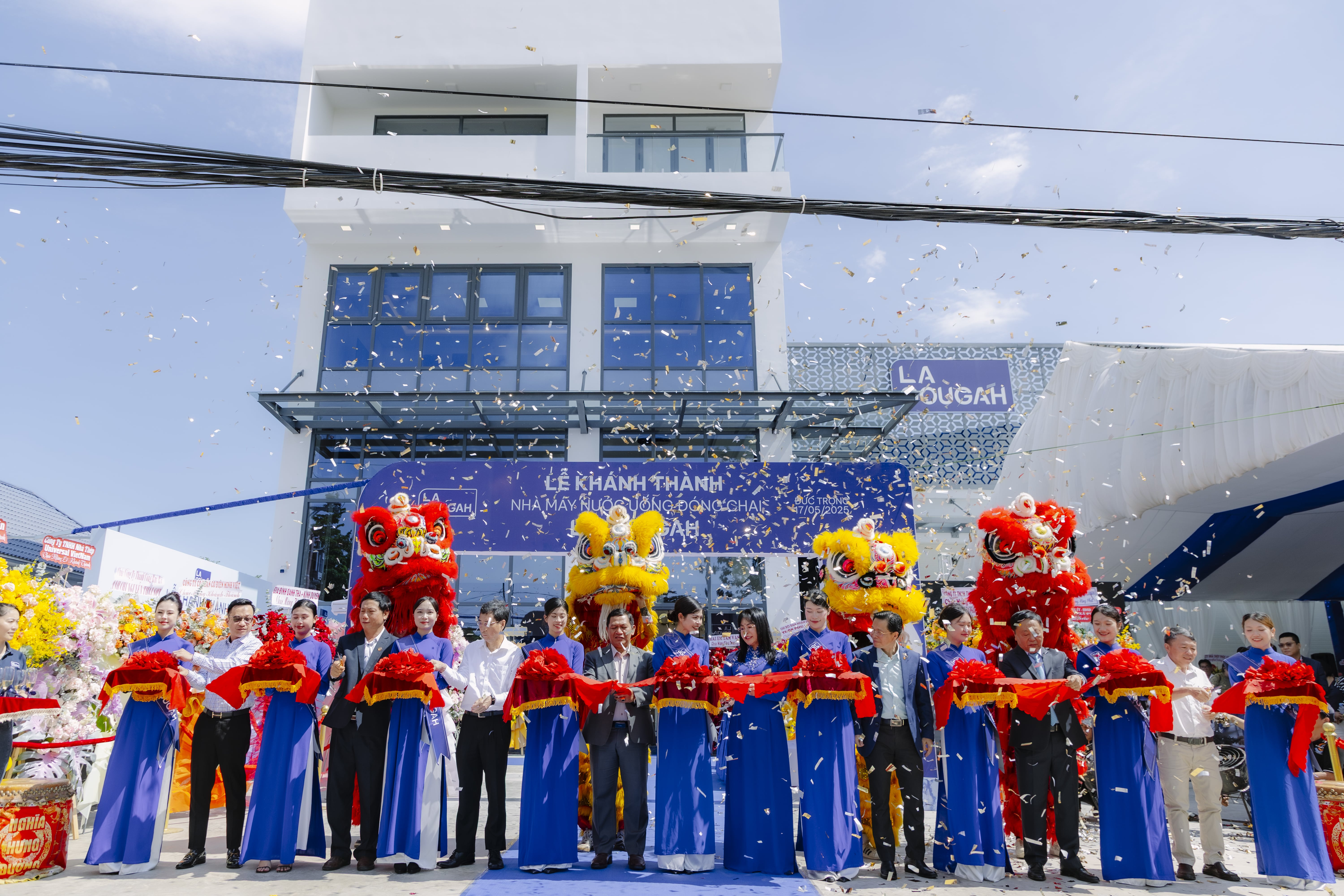 Lễ khánh thành Nhà máy nước uống đóng Chai La Gougah